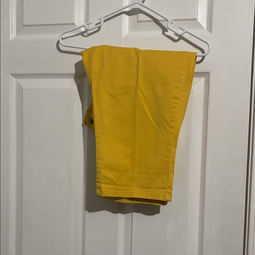 Chaps Bright Yellow Capris
